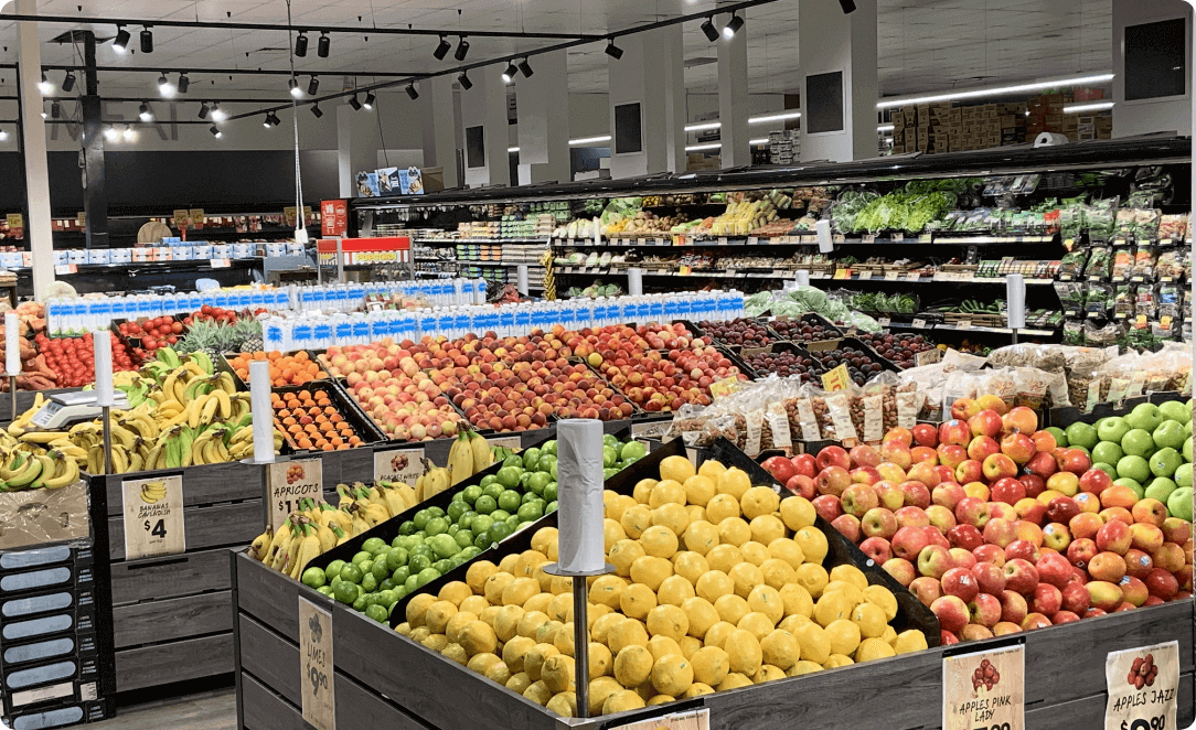 Spano's IGA Fruit Section